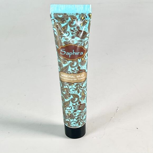 Saphira Mineral Mud Healing Hair Treatment Deep Condition Travel .7 oz 20ml New - Picture 1 of 6